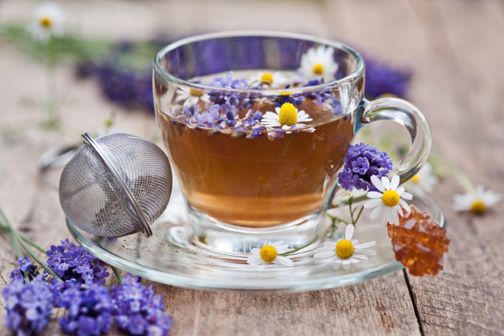 lavender and chamomile tea