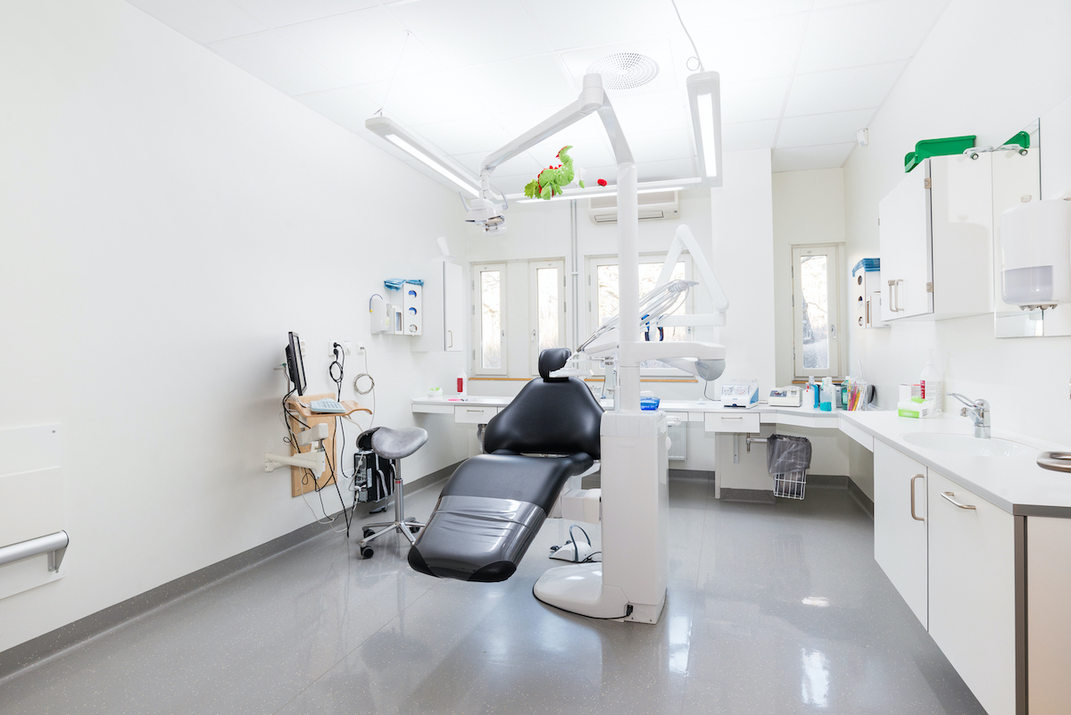 dental chair at the office