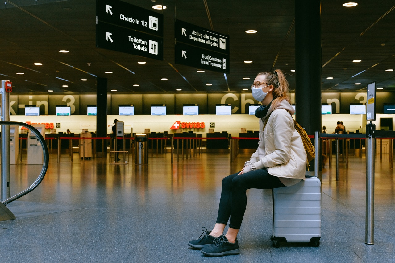 woman traveling